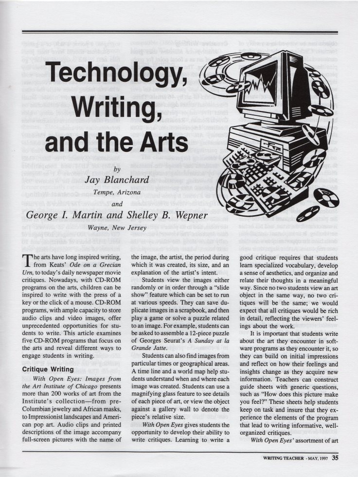 Technology, Writing, and the Arts page 35